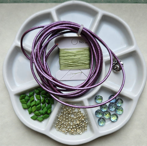 DDBK-003 Evening Sky - Dots & Dashes Wrap Bracelet