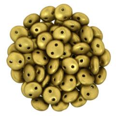 CML-00172  Matte metallic Aztec gold - 50 beads