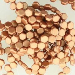 HC06-29412  Matte metallic copper - 30 beads