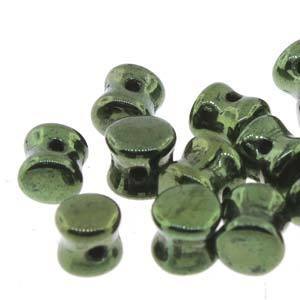PLT46-80/14495  Metallic olive - 30 beads