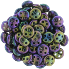 QUL06-21495  Purple iris - 50 beads