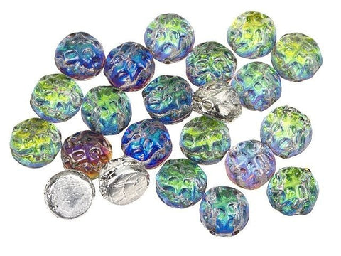 CCB07-30/26601 Backlit petroleum - 25 beads