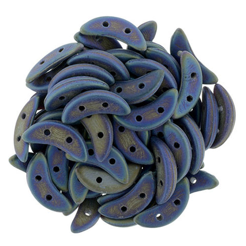 CMC-21135 Matte blue iris - 50 beads