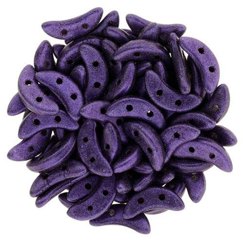 CMC-79021 Metallic suede purple - 50 beads