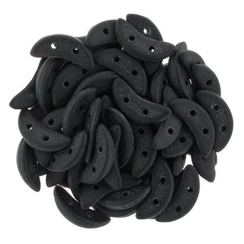 CMC-M23980 Matte opaque black - 50 beads