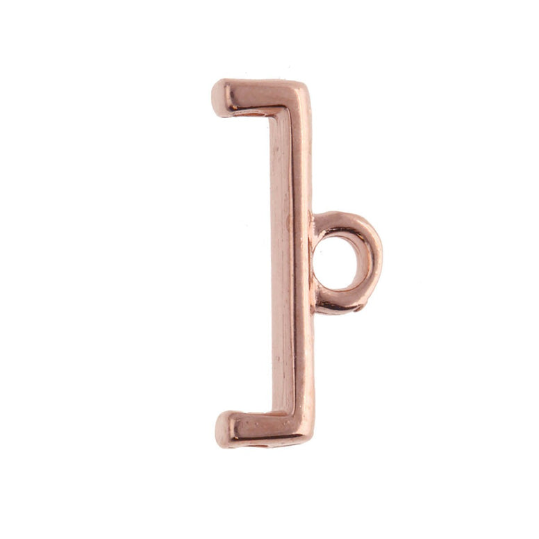 CYM-D11-013060-RG / Rose gold TOPOLIA III - Delica bead ending - 2 pcs