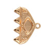 CYM-GD-013807-RG / Rose gold KIPOS IV - GemDuo setting - 2 pcs