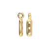 CYM-M80-012225-GP / 24kt gold ZAKROS 8/0 bead ending - 2 pcs