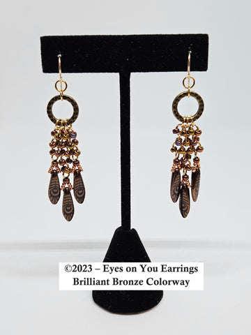 EOYK-003 Eyes On You Earrings Kit - Brilliant Bronze