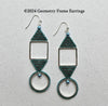 GFEK-001 Geometry Frame Earrings Kit - Mallard/Silver
