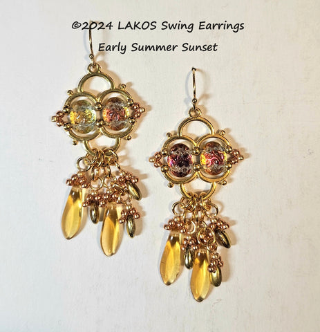 LSEK-002 LAKOS Swing Earrings Kit - Summer Sunset