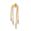 PFBE-GP Gold plate partially finished bracelet end