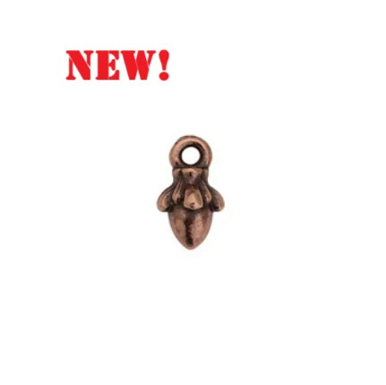 TC-201047-87 Acorn Charm - Antique copper (2 pieces)