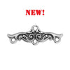 TC-201048-77 Vignette Connector - Antique silver (2 pieces)
