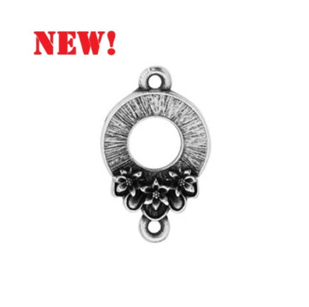 TC-201051-77 Blossom Link - Antique silver (2 pieces)
