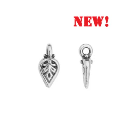 TC94-2169/12 Palmette Charm - Antique silver (2 pieces)