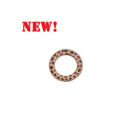TC94-3085/18 Small Hammertone Ring - Antique copper (2 pieces)