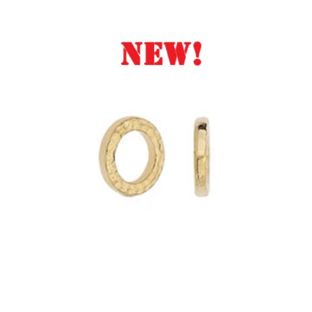 TC94-3085/25 Small Hammertone Ring - Gold (2 pieces)