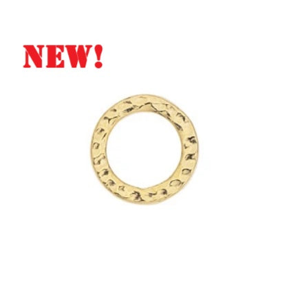 TC94-3086/25 Hammertone Ring 1/2" - Gold (2 pieces)