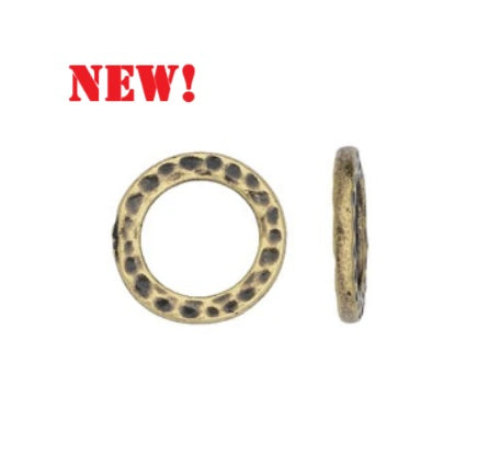 TC94-3086/27 Hammertone Ring 1/2" - Antique brass (2 pieces)
