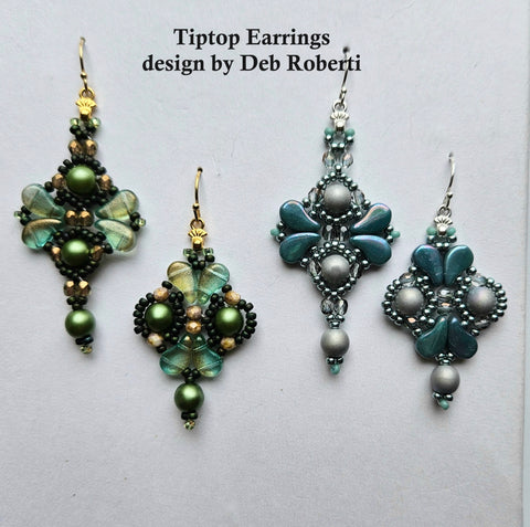 DB-002 TitpTop Earrings Kit - Turquoise Nebula