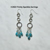 TSEK-002 Trinity Sparkles Earrings Kit - Turquoise Dream