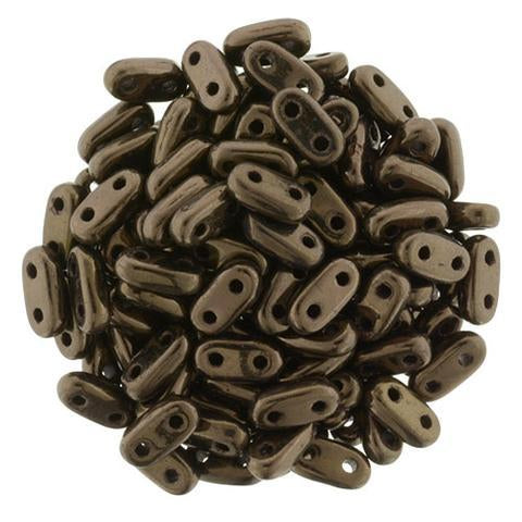 CMB6-14415  Metallic dark bronze - 100 beads