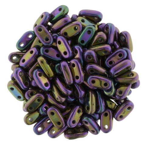 CMB6-21495  Metallic purple iris - 100 beads