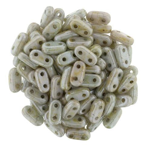 CMB6-P65455  Opaque ultra green luster - 100 beads
