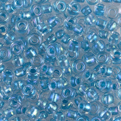 6-2606  Spkg. sky blue lined crystal AB - 35g