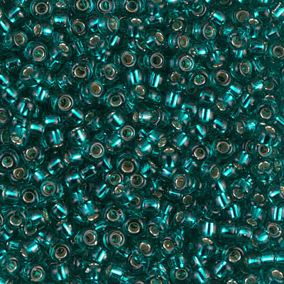8-2425  Silver lined teal - 22g