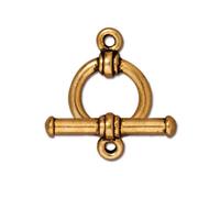 TC94-6016/26 Bar & ring toggle - antique gold