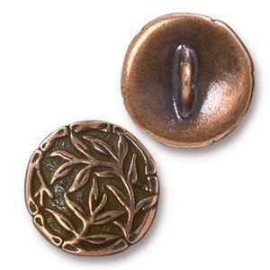 TC94-6569/18  Bamboo button - antique copper