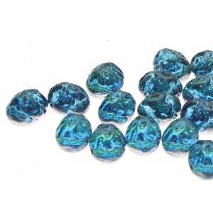 CCB86-20/29801 Backlit aquasol / oval - 25 beads