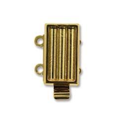 CLSP-171GP2  Gold plate Delica 2-strand clasp