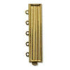 CLSP-171GP5  Gold plate 5-strand Delica clasp