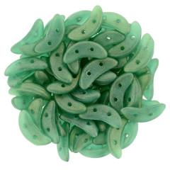 CMC-MSG52060 Suede gold Atlantis green - 50 beads