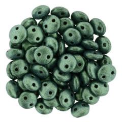 CML-79051  Lt green metallic suede - 50 beads