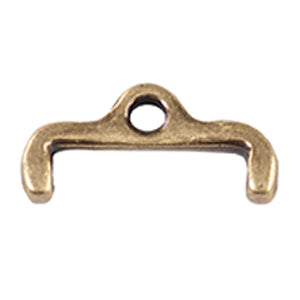 CYM-M11-012827-AB / Antique brass SKAFI II - Size 11 bead ending - 2 pcs
