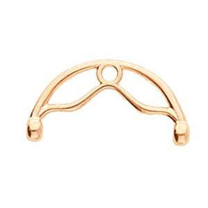 CYM-M80-012823-RG / Rose gold SITANOS II 8/0 bead ending - 2 pcs