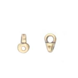 CYM-SD-012051-AB / Antique brass REMATA - SuperDuo bead ending - 4 pcs