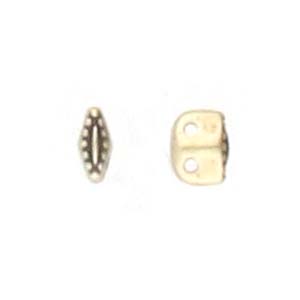 CYM-SD-01226-AB / Antique brass VARIDI - SuperDuo bead subs - 6 pcs