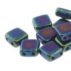 CZT06-21435  Blue iris - 25 beads
