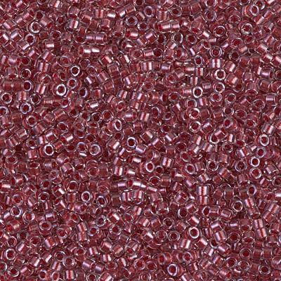 11DB-924  Spkg. cranberry lined crystal - 7.6g