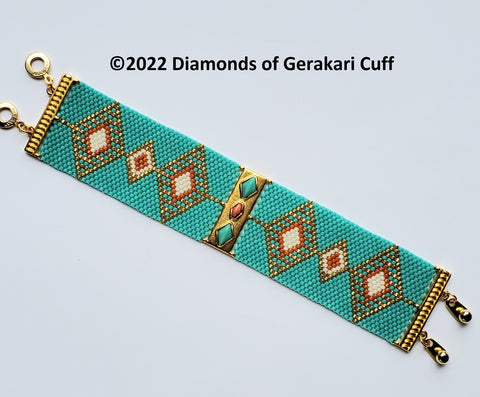 DGCK-002 Diamonds of Gerakari Cuff - Desert Dreams