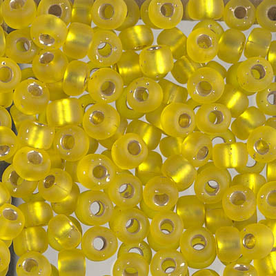 5-136SF  Matte silver lined yellow - 35g