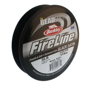 FL125-6B  Fireline black statin 6lb