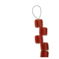 GRV06-90/15495 Red lumi - 40 bead strand