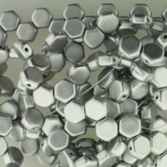 HC06-30/01700  Crystal aluminium - 30 beads