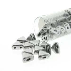 KHP30-01700  Matte silver aluminium - 50 beads